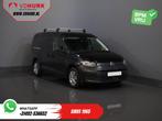 Volkswagen Caddy Cargo Maxi 2.0 TDI 125 pk DSG Aut. Standkac, Auto's, Automaat, Zwart, Bedrijf, Diesel