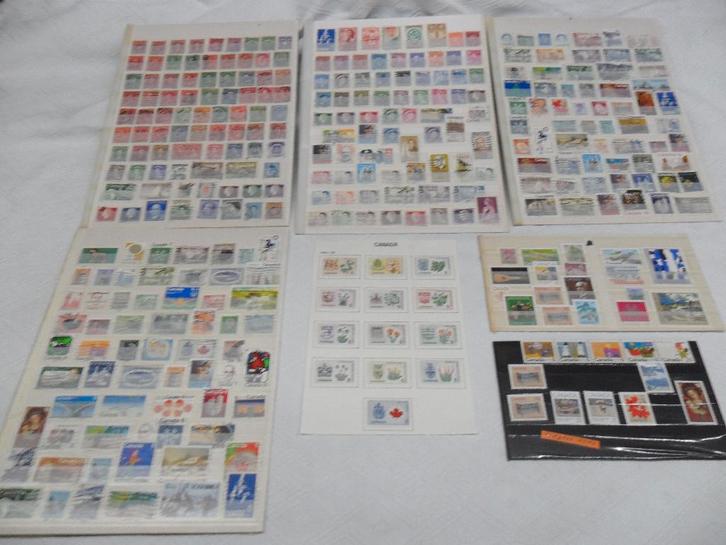 Belangrijke partij gebruikte en nieuwe postzegels CANADA, Postzegels en Munten, Postzegels | Amerika, Noord-Amerika, Ophalen of Verzenden