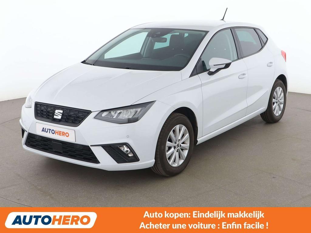 SEAT Ibiza 1.0 TSI Style (bj 2024), Auto's, Seat, Voorwielaandrijving, 118 g/km, Stof, Zwart