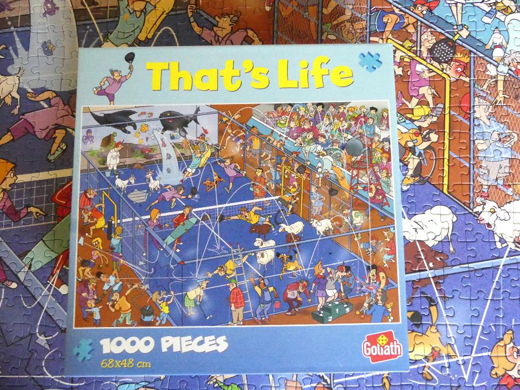Puzzle Goliath That's Life : Padel tournament  - 1000 pièces, Enlèvement ou Envoi, 500 à 1500 pièces, Comme neuf, Puzzle