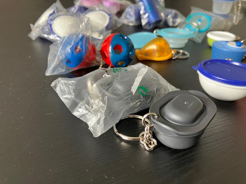Tupperware sleutelhangers, Ophalen, Nieuw