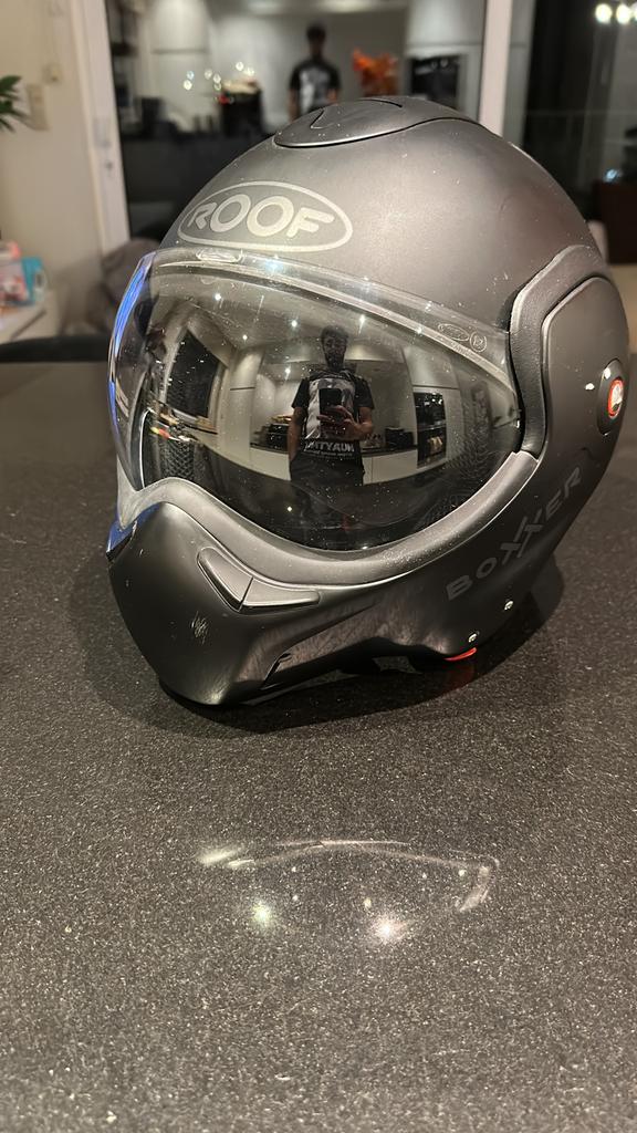 Roof Boxxer helm, Motoren, Ophalen, Tweedehands, Systeemhelm, Overige merken