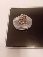 Boîte a bijoux ou pilulier de luxe en cristal et bronze, Antiquités & Art, Enlèvement ou Envoi
