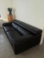 Canapé en cuir noir/ Poltron&Sofa, Maison & Meubles, Canapés | Salons, Trois personnes, 100 à 125 cm, 200 à 250 cm, Banc droit