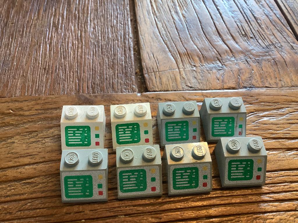 LEGO slopes computer 8 stuks / 698-4, Gebruikt, Lego, Ophalen of Verzenden, Space