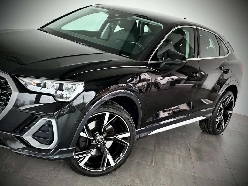 Audi Q3 Sportback 1.4TFSI PHEV SLINE-1ERPRO-COCKPIT-CUIR, Autos, Achat, Euro 6, Entreprise, Noir