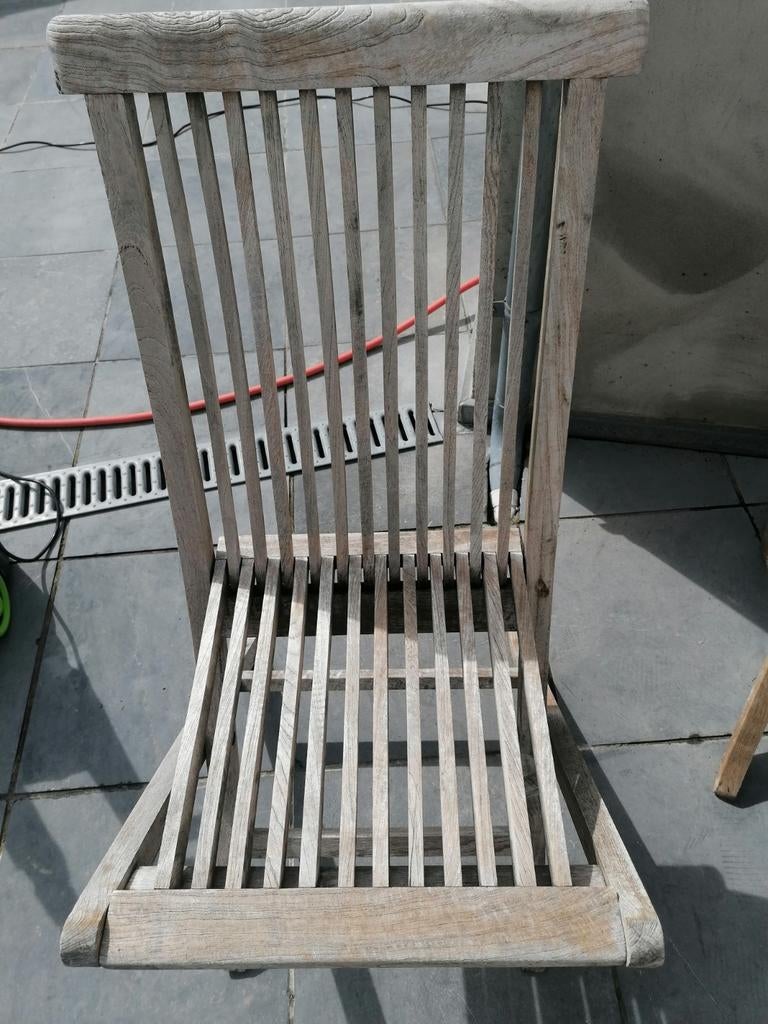 chaises terrasse, Enlèvement