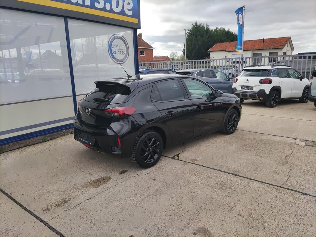 Opel Corsa Turbo Start/Stop GS AUT (bj 2022, automaat), Auto's, Stof, 1199 cc, Zwart, 5 zetels