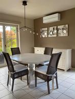 Volledige eetkamer: buffet+tafel+stoelen, Huis en Inrichting, Complete eetkamers, Ophalen, Gebruikt, Classique / campagne, 4 tot 6 stoelen