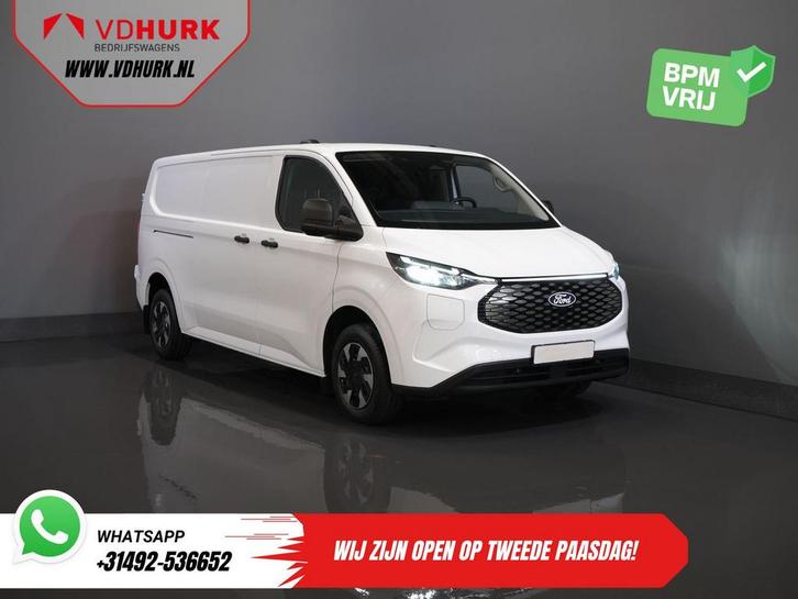 Ford E-Transit Custom Trend L2 65 kWh 330 km WLTP LED/ Snell, Auto's, Bestelwagens en Lichte vracht, Bedrijf, ABS, Centrale vergrendeling