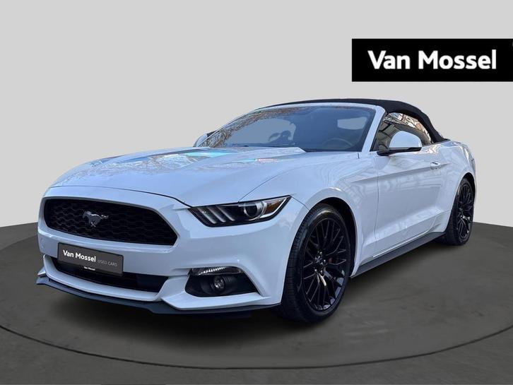 Ford Mustang 2.3i EcoBoost Cabriolet | Black Package | B&O, Auto's, Ford, Bedrijf, Te koop, Mustang, Adaptive Cruise Control, Airconditioning