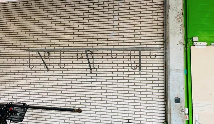 Wand fietsenrek 8 fietsen, Auto diversen, Fietsendragers, Gebruikt, Fietsendrager-accessoire, 3 fietsen of meer, Ophalen