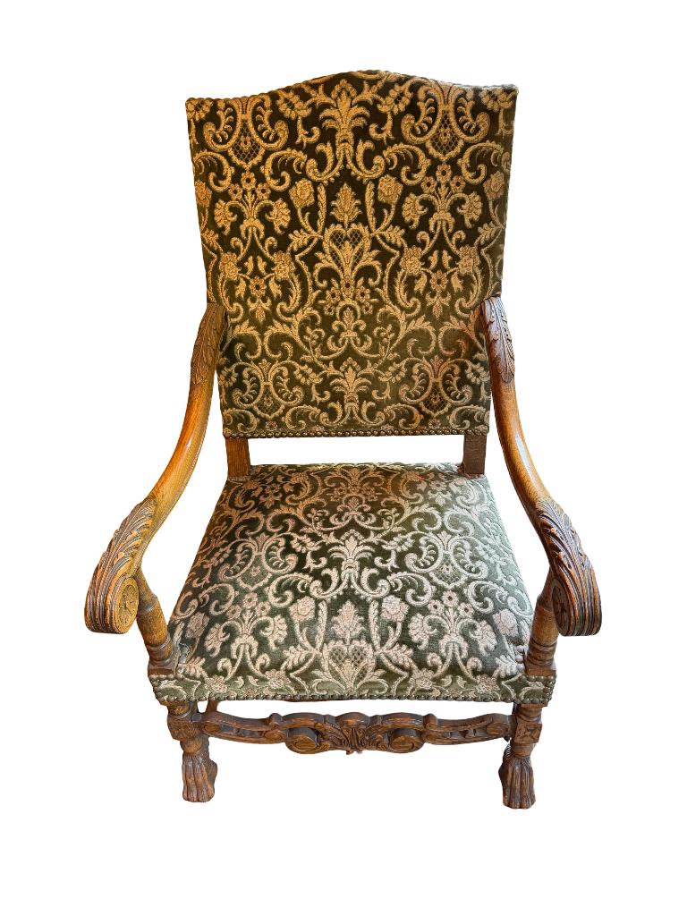 Lot de 3 fauteuils style Louis XIV – Bois sculpté, Antiquités & Art, Antiquités | Meubles | Chaises & Canapés, Enlèvement