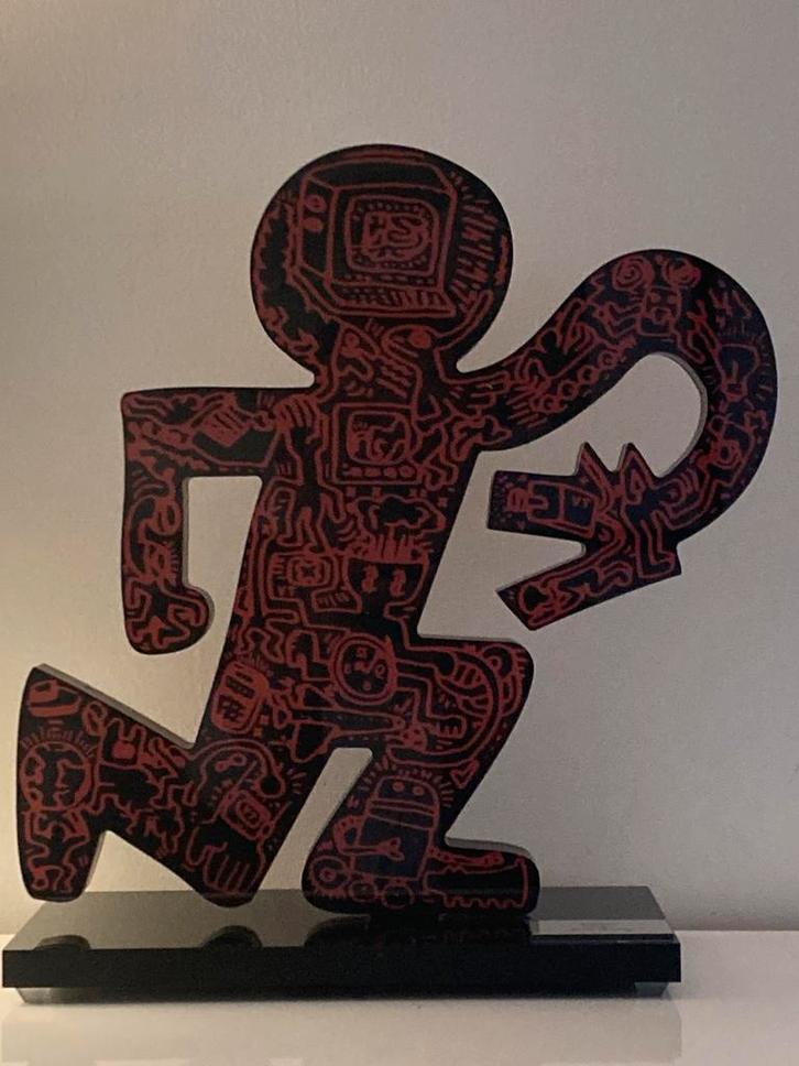 Keith Haring : sculpture avec certificat, Antiquités & Art, Art | Objets design, Enlèvement ou Envoi