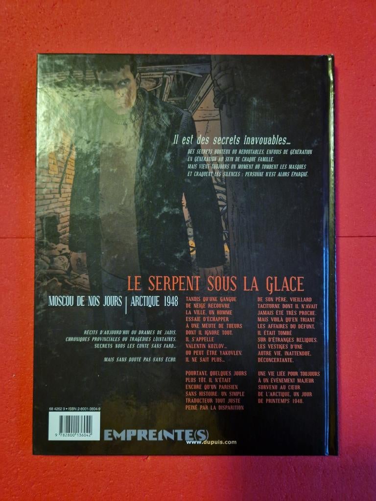 Bd secrets le serpent sous la glace 1,EO, Livres, Enlèvement ou Envoi