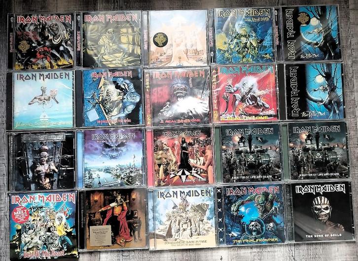 CD's Iron Maiden als nieuw of Nieuw - x24st., Cd's en Dvd's, Cd's | Hardrock en Metal, Zo goed als nieuw, Boxset, Ophalen of Verzenden