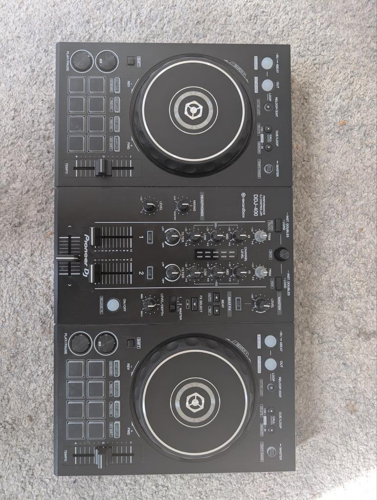 Pioneer DDJ400 & Koffer & Beschermhoes, Ophalen of Verzenden, Pioneer