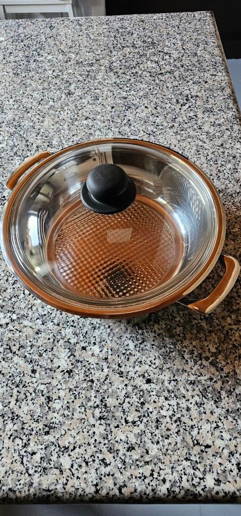 Braadpan met glazen deksel ., Ophalen