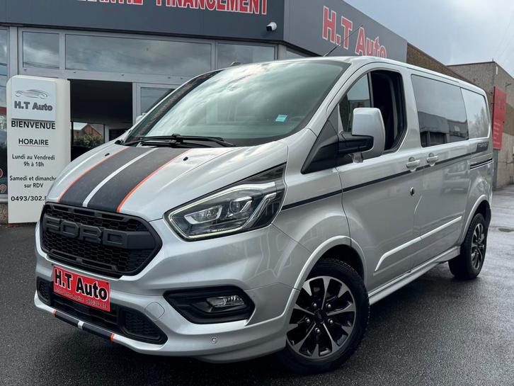 Ford Transit Custom  2.0 TDCI/automatique/euro6d/sport/cuir!, Autos, Ford, Entreprise, Achat, Transit, ABS, Phares directionnels