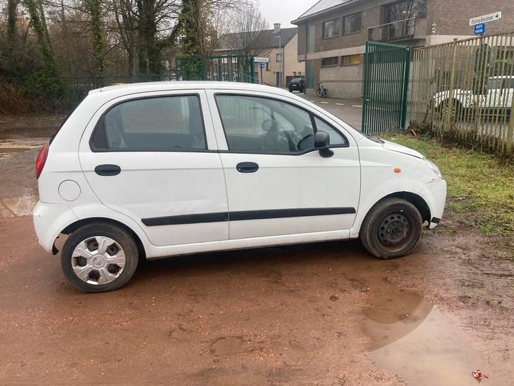 Chevrolez Matiz 2009, Autos, Chevrolet, Particulier, Matiz, Essence, Euro 4, 4 portes, Boîte manuelle, Blanc, Enlèvement