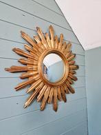 Miroir soleil doré (diamètre 55cm) années 1960-70, Enlèvement, Rond