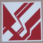 GUY BAEKELMANS / GEOMETRIE / KLEURZEEFDRUK / 70x70cm / SIG, Enlèvement ou Envoi