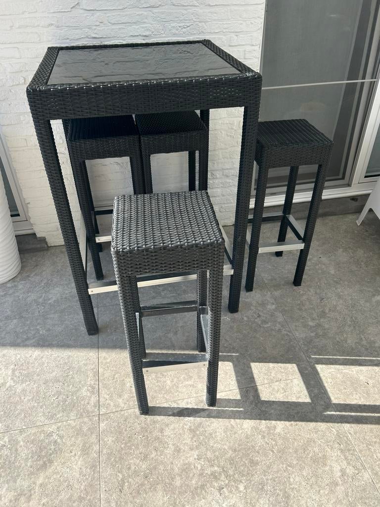 Bartafel en barkrukken, Tuin en Terras, Ophalen