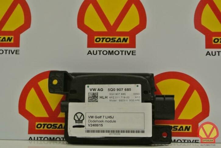 volkswagen golf 7 sharan dodehoek assistent module 5q0907685, Auto-onderdelen, Elektronica en Kabels, Volkswagen, Gebruikt