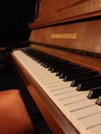 Piano droit Grotrian-Steinweg 110 magnifique, Musique & Instruments, Pianos, Enlèvement, Utilisé, Brun, Piano