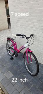 Meisjesfiets 22 inch, Fietsen en Brommers, Fietsen | Meisjes, Ophalen, 22 inch, Versnellingen
