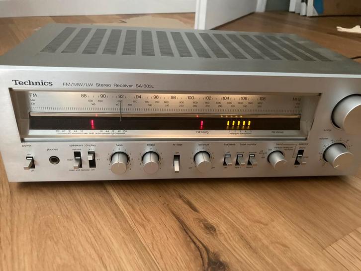 Versterker/ receiver technics met defect, TV, Hi-fi & Vidéo, Tuners, Utilisé, Enlèvement