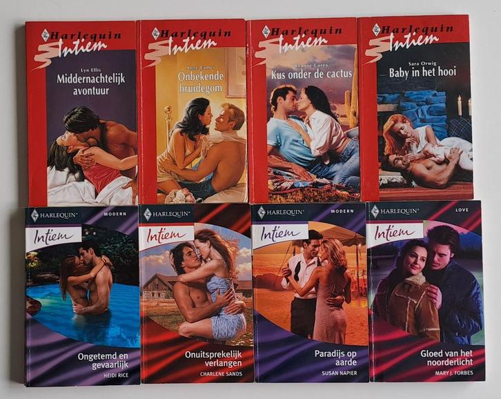 Pockets Harlequin Intiem, Boeken, Romans, Gelezen, Ophalen of Verzenden