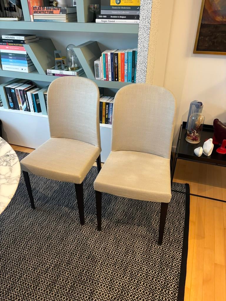 7 Italiaanse design stoelen Molteni, Ophalen, Gebruikt