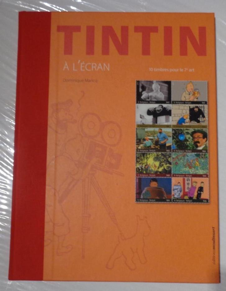 Bd Tintin à l'écran dedicacé Maricq, jp talbot .5000 ex, Livres, BD, Comme neuf, Une BD, Enlèvement ou Envoi