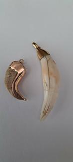 griffe et dent de lion, Bijoux, Sacs & Beauté, Bijoux anciens, Enlèvement ou Envoi, Or, Pendentif