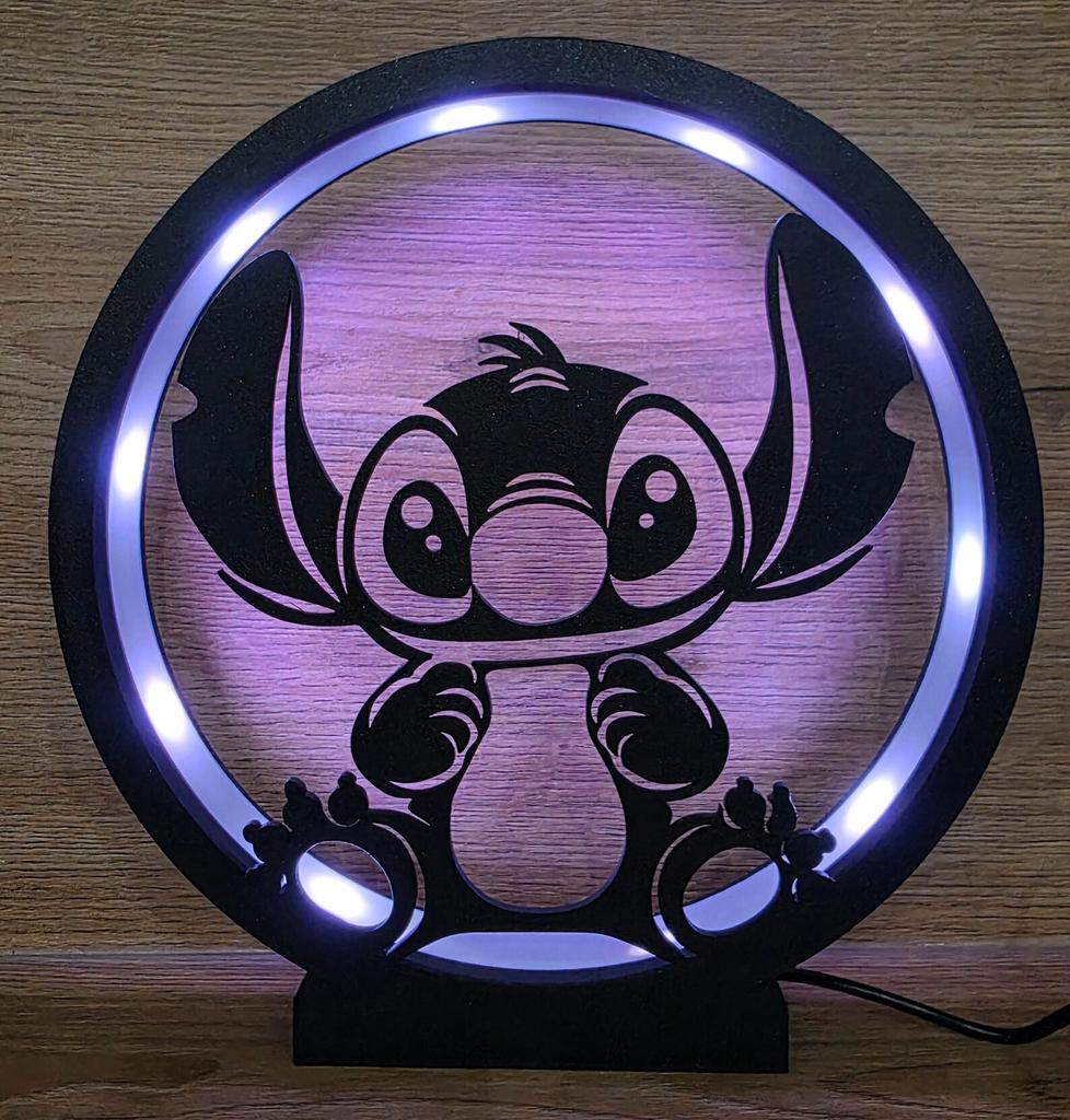 Stitch LED Lamp – Uniek & Sfeervol! (Direct beschikbaar), Hobby & Loisirs créatifs, Articles de fête, Comme neuf, Enlèvement ou Envoi