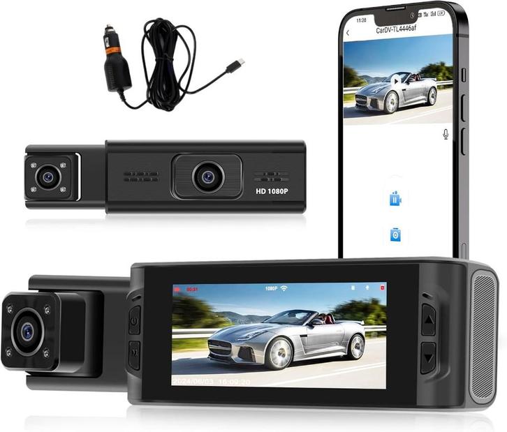 Dashcam Auto WiFi, Auto diversen, Dashcams, Nieuw, Ophalen of Verzenden