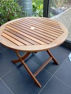 table et 4 fauteuils bois acacia pour terrasse, Jardin & Terrasse, Enlèvement, Comme neuf, Bois