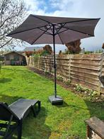 Parasol...zo goed als nieuw met parasolvoet, Tuin en Terras, Parasols, Ophalen, 2 tot 3 meter, Zo goed als nieuw, Waterdicht