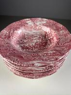 Vintage diepe borden uit Engeland 9 stuks, Ophalen of Verzenden