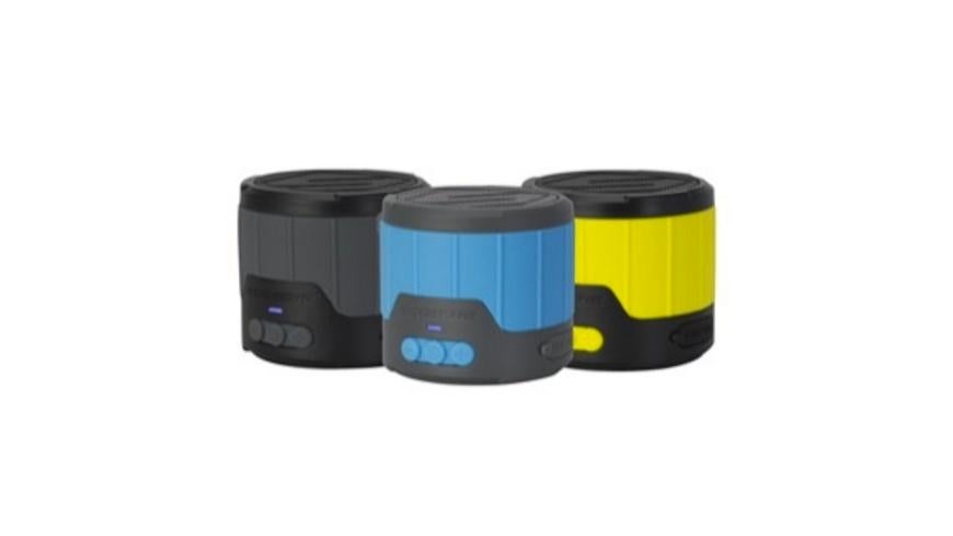 Scosche BTBTLMGY – grijze Bluetooth speaker, Caravanes & Camping, Enlèvement ou Envoi, Neuf