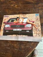 poster option auto mercedes 600 sec zender, Ophalen of Verzenden, Zo goed als nieuw, Mercedes