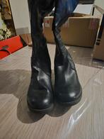 Ledere laarzen maat 41, Kleding | Dames, Ophalen, Hoge laarzen, Zwart, Zo goed als nieuw