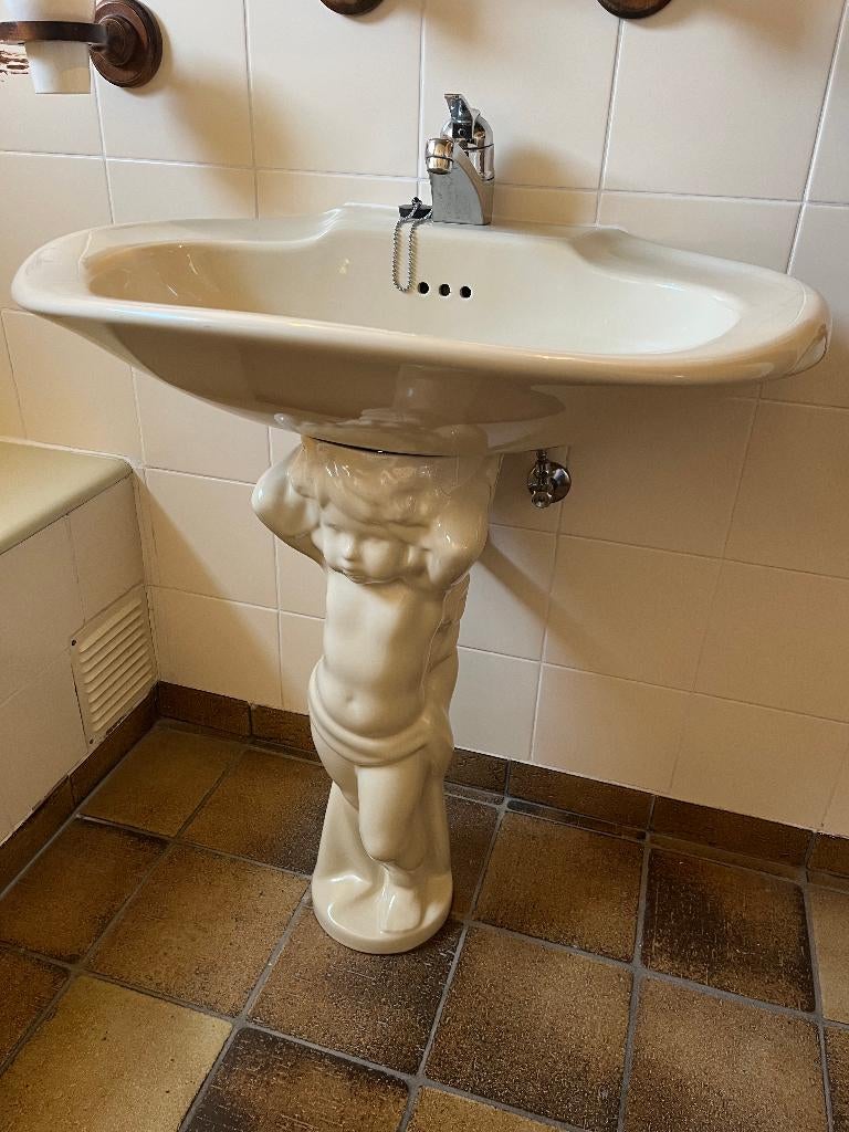 badkamer lavabo, Maison & Meubles, 25 à 50 cm, Lavabo ou Évier, Moins de 100 cm, Enlèvement