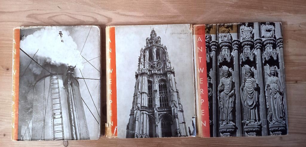 Oude boekjes Antwerpen 1938 en 1939 - 16 x 13 cm- set van 3., Boeken, Ophalen of Verzenden, 20e eeuw of later