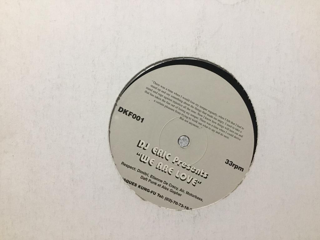 DJ Eric. We Are Love., Ophalen of Verzenden, Zo goed als nieuw