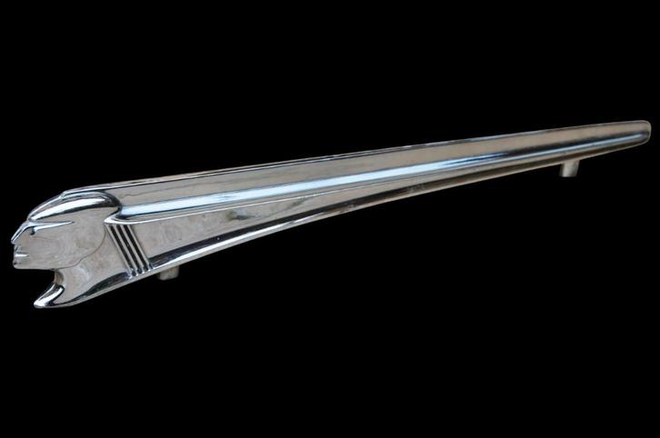 Pontiac 1947 Amerikaanse mascotte motorkap embleem oldtimer, Antiek en Kunst, Curiosa en Brocante, Ophalen of Verzenden