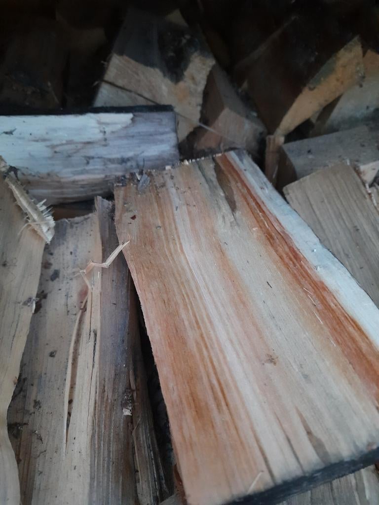 Droog brandhout canada en eik klaar om nu te stoken, Enlèvement