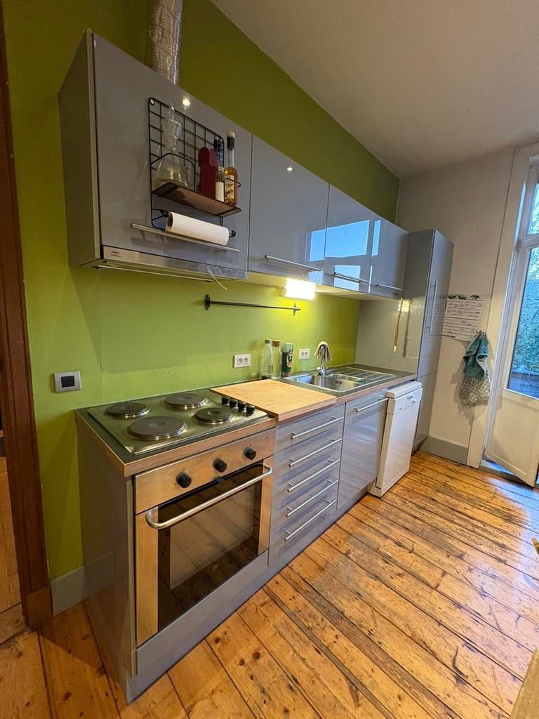 Gratis Keuken (Ikea Faktum), Maison & Meubles, Cuisine | Cuisines complètes, Gris, Brillant ou Laqué, Bois, Enlèvement