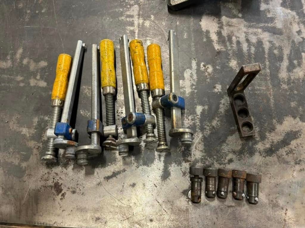 Opspanmateriaal lastafel 16mm klemmen snelspanbouten sergant, Enlèvement, Comme neuf